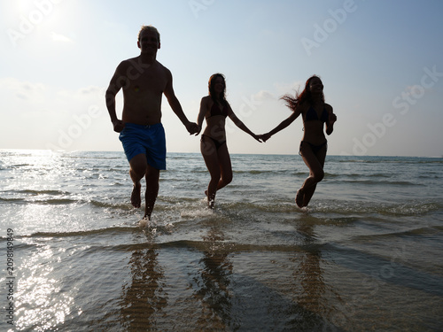 young teen on the beach