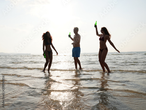 young teen on the beach