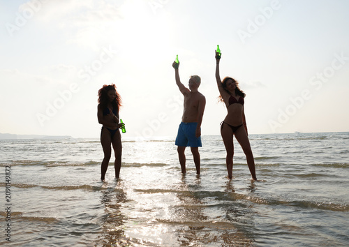 young teen on the beach