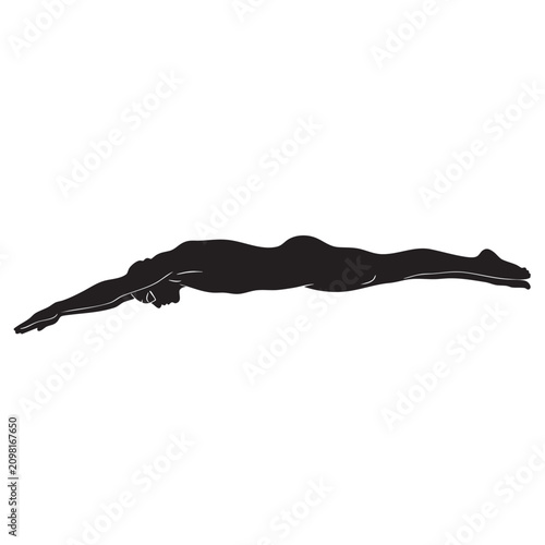 Cuadro en lienzo rifle silhouette black vector icon for self-defense concept design