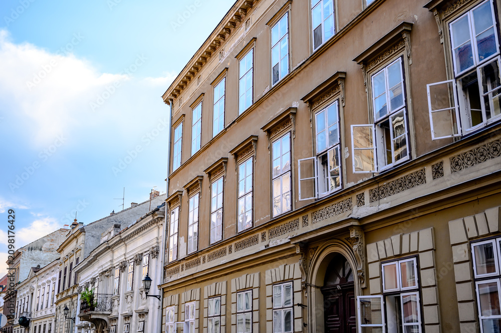 Fototapeta premium Historic architecture in Sopron
