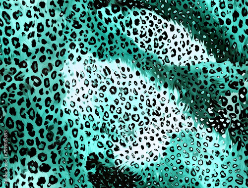 abstract leopard print texture design	