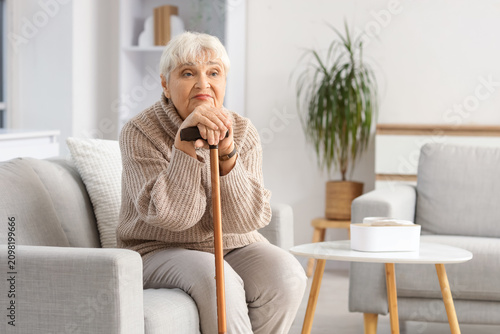 Beautiful thoughtful senior...
