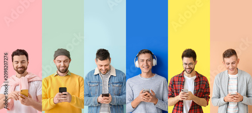 Diverse group of six young ...