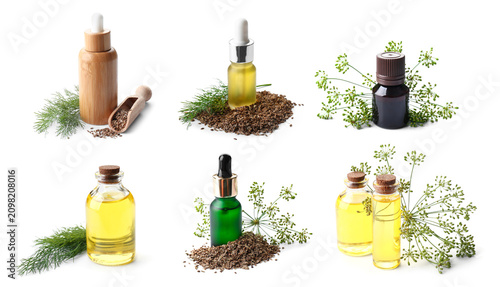 Dill essential oil bottles ...