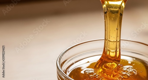 honey dripping from a spoon
