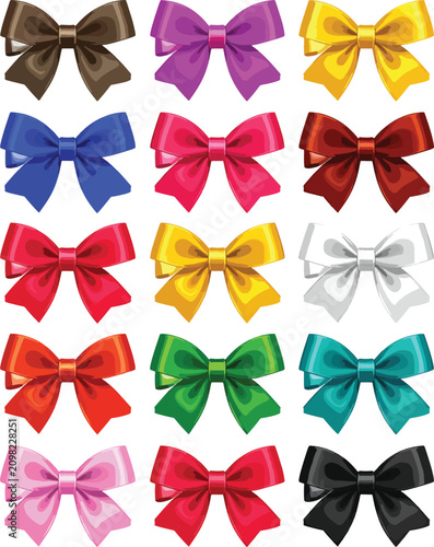 Collection of colorful pixe...