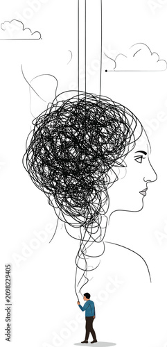 Man with phone generating c...