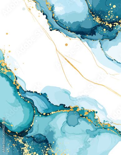 Abstract flowing marble tex...