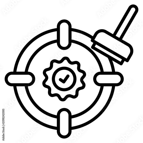 Success Mark Icon Element For Design