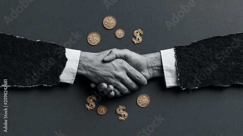 Partnership handshake with ...