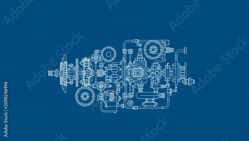 Technical Blueprint of Compact Mechanical Transmission Core