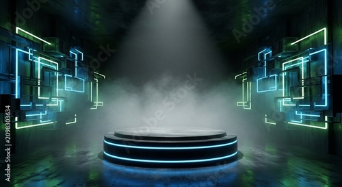 Neon Labyrinth Stage
