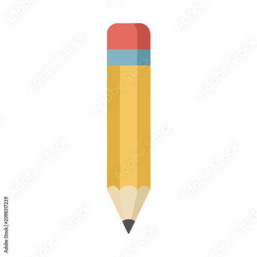 Yellow Pencil with Eraser