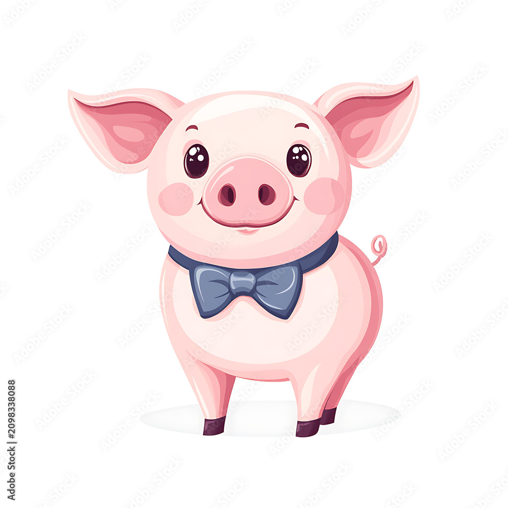 Fototapeta premium Pig and pork products collection