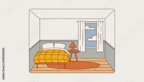 interior of a bedroom