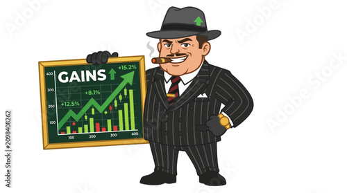 Mafia Boss Shows Stock Market Gains