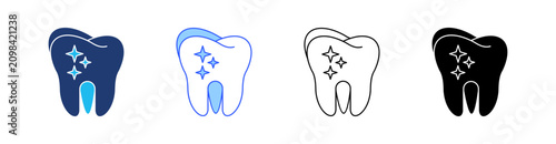 Photos Molar Multiple Style Icon Set Collection Pack Web Banner Vector