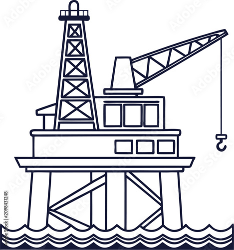 platfrom engineering minimal flat outline  vector   on white background 