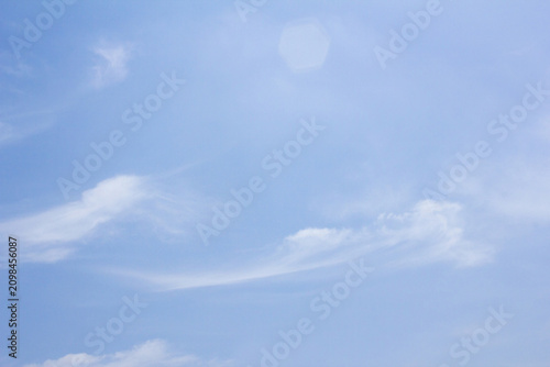 Photography It is a sky with feathery clouds.