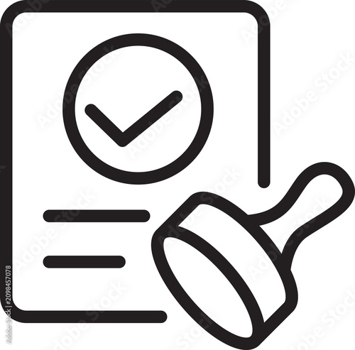 Hand-drawn checkmark on digital tablet screen. Isolated verification icon with stylus for approval or confirmation tasks. PNG isolated on transparent background