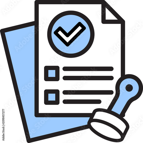 Checklist approval completion with key access. Verified task checklist secured by key unlocking success. PNG isolated on transparent background