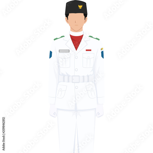 Indonesian Flag Ceremony Uniform