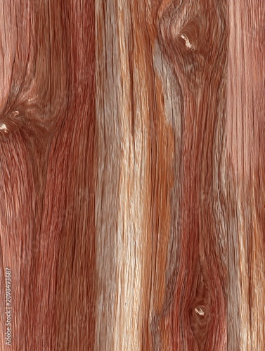 Close-Up View of Natural Wooden Surface with Unique Grain Patterns and Rich Warm Tones for Textures