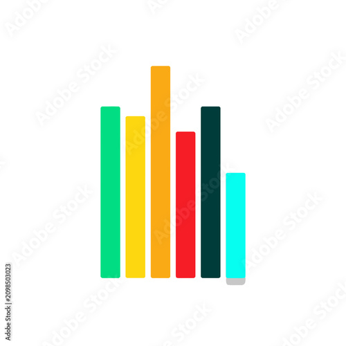 Audio Equalizer Bar Graphic