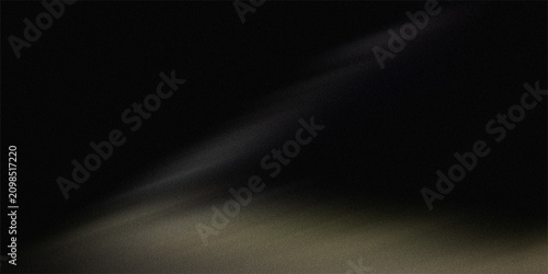 Cuadro en lienzo Dark moody abstract background with cinematic light beam flare and soft grainy texture