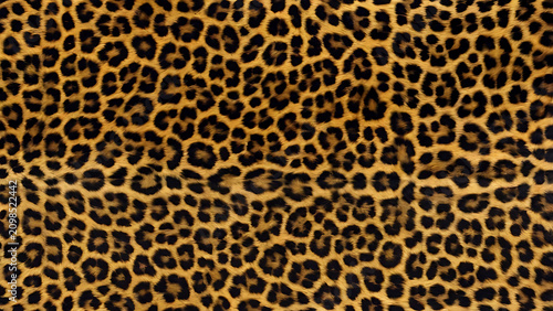 Obraz na płótnie Leopard print pattern background, seamless animal skin texture, exotic cheetah fur design for fashion and textile, wild cat spots graphic