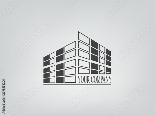 Vector icon on a gray background.