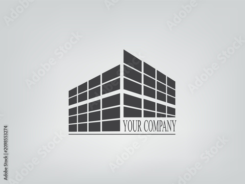 Vector icon on a gray background.