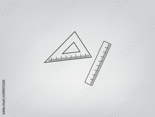 Vector icon on a gray background.