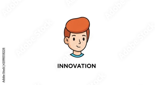 Innovative Businessman Cartoon Character Design.