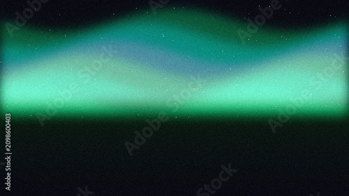 фотографія Northern lights aurora borealis effect with stars on dark background