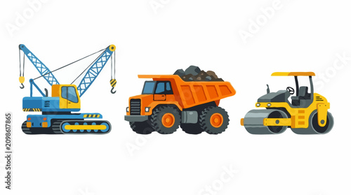 Construction Heavy Vehicles Set