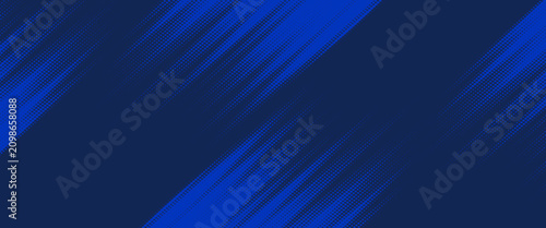 Dots halftone white and blue color pattern gradient grunge texture background.