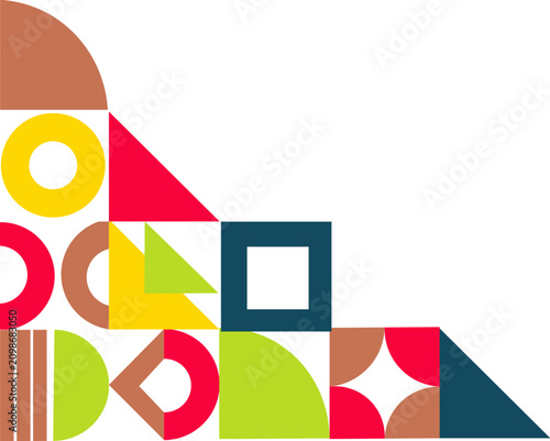 Bauhaus Geometric Corner