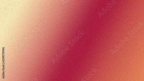 Soft aesthetic peach and magenta abstract backdrop with digital noise