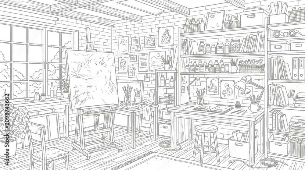 Fototapeta premium sketch of house vector