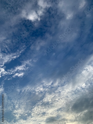 The beauty of a sky with the sun rising.