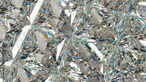 Silver Glitter Crystal Texture Background – Sparkling Diamond Foil Pattern, Close-up silver glitter texture with sparkling crystal facets, ideal for luxury backgrounds, festive designs, and shimmering
