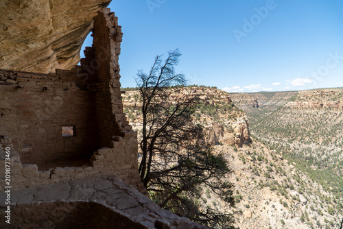 Fotografie Balcony House Ancestral Puebloan Cliff Dwelling at Mesa Verde