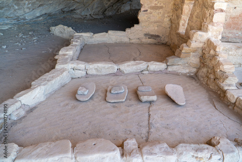 Fotografie Balcony House Ancestral Puebloan Cliff Dwelling at Mesa Verde