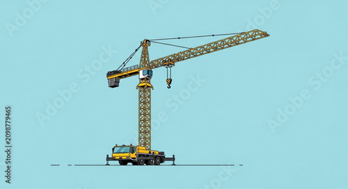 crane on a construction site