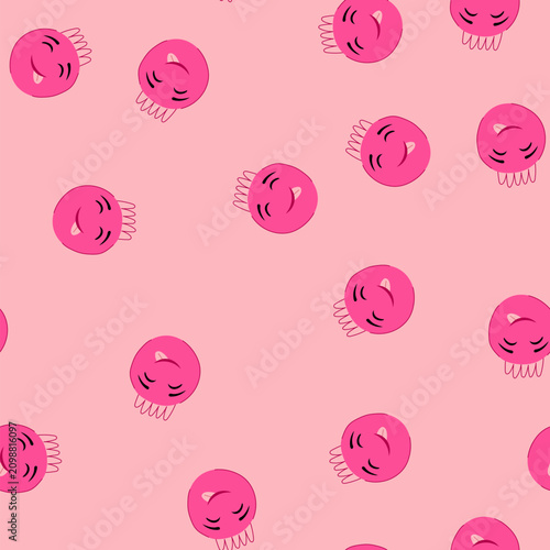 Foto pattern silly comic face cartoon