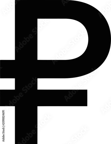 Russian ruble currency symbol