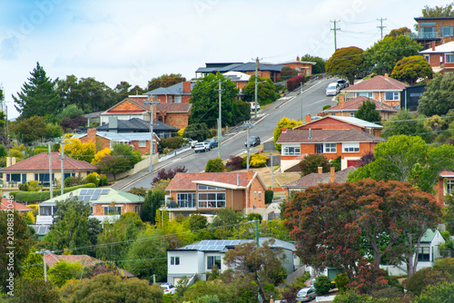 Steep Incline Street in Launceston - Tasmania