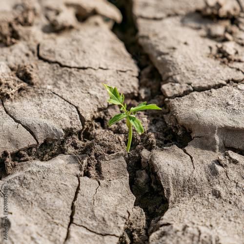 plant in soil